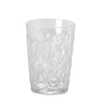 Clear Swirl Embossed Acrylic Tumbler Rice DK